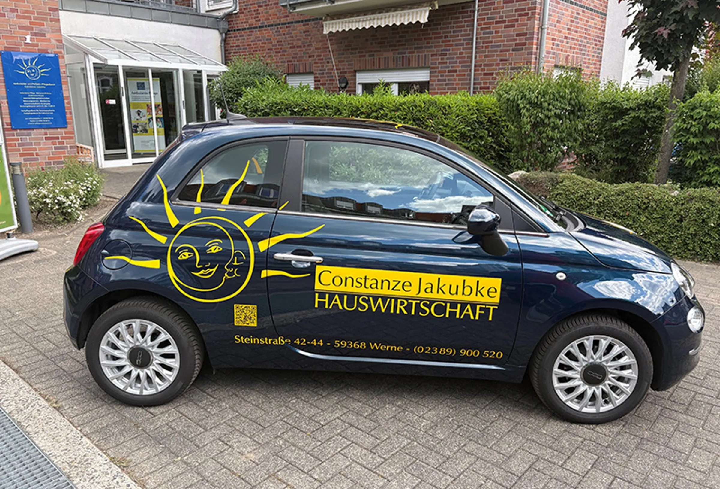 Dienstfahrzeug des Pflegedienstes Constanze Jakubke